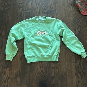 Tna green crew neck